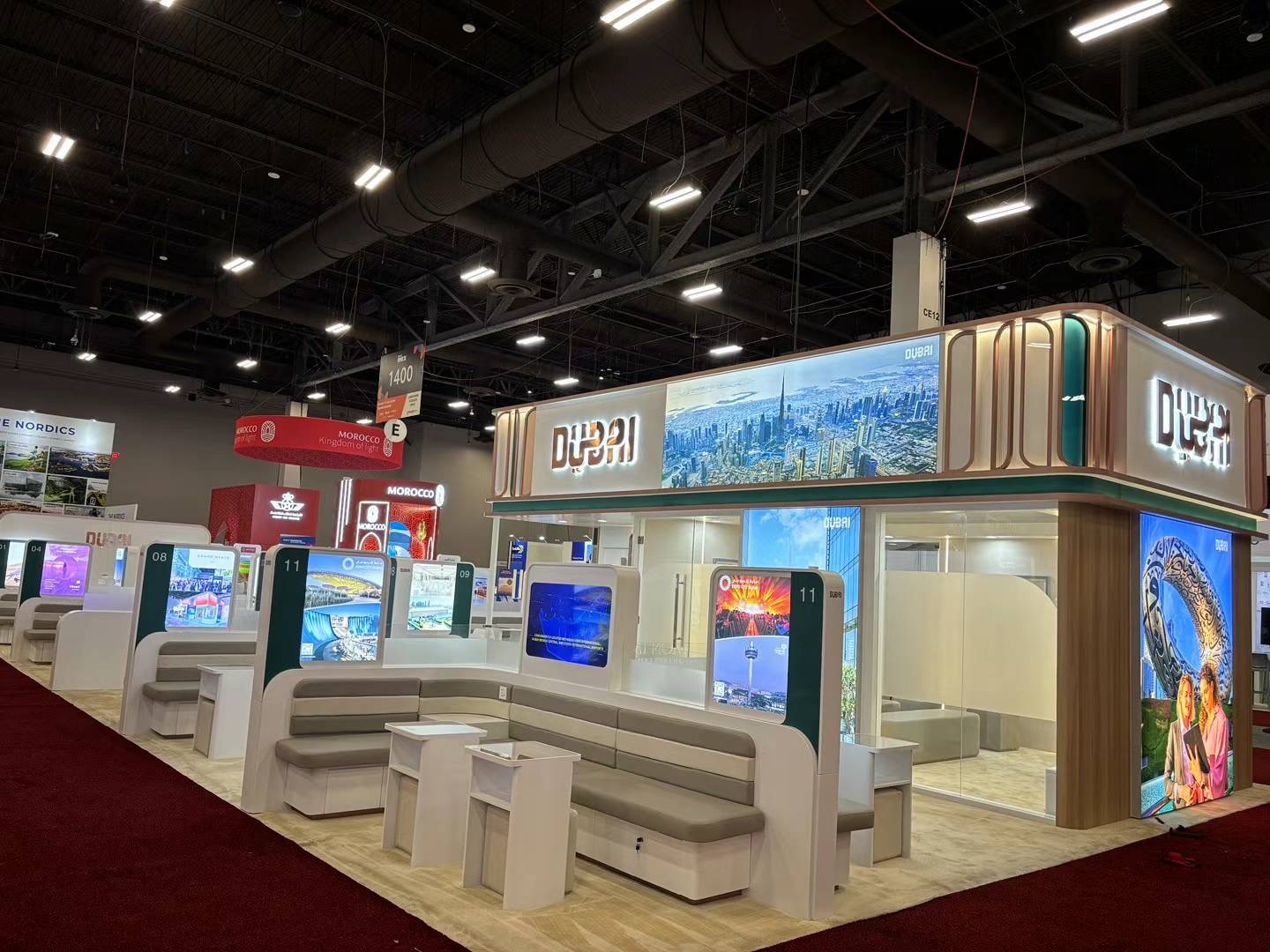 Dubai Pavilion stand at IMEX America