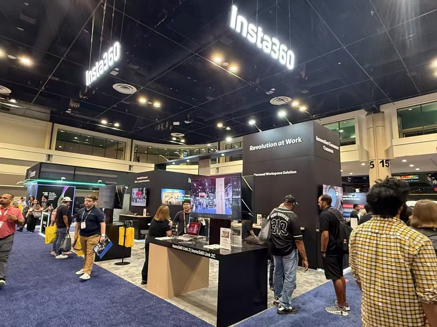 Insta360 stand at NAB Show