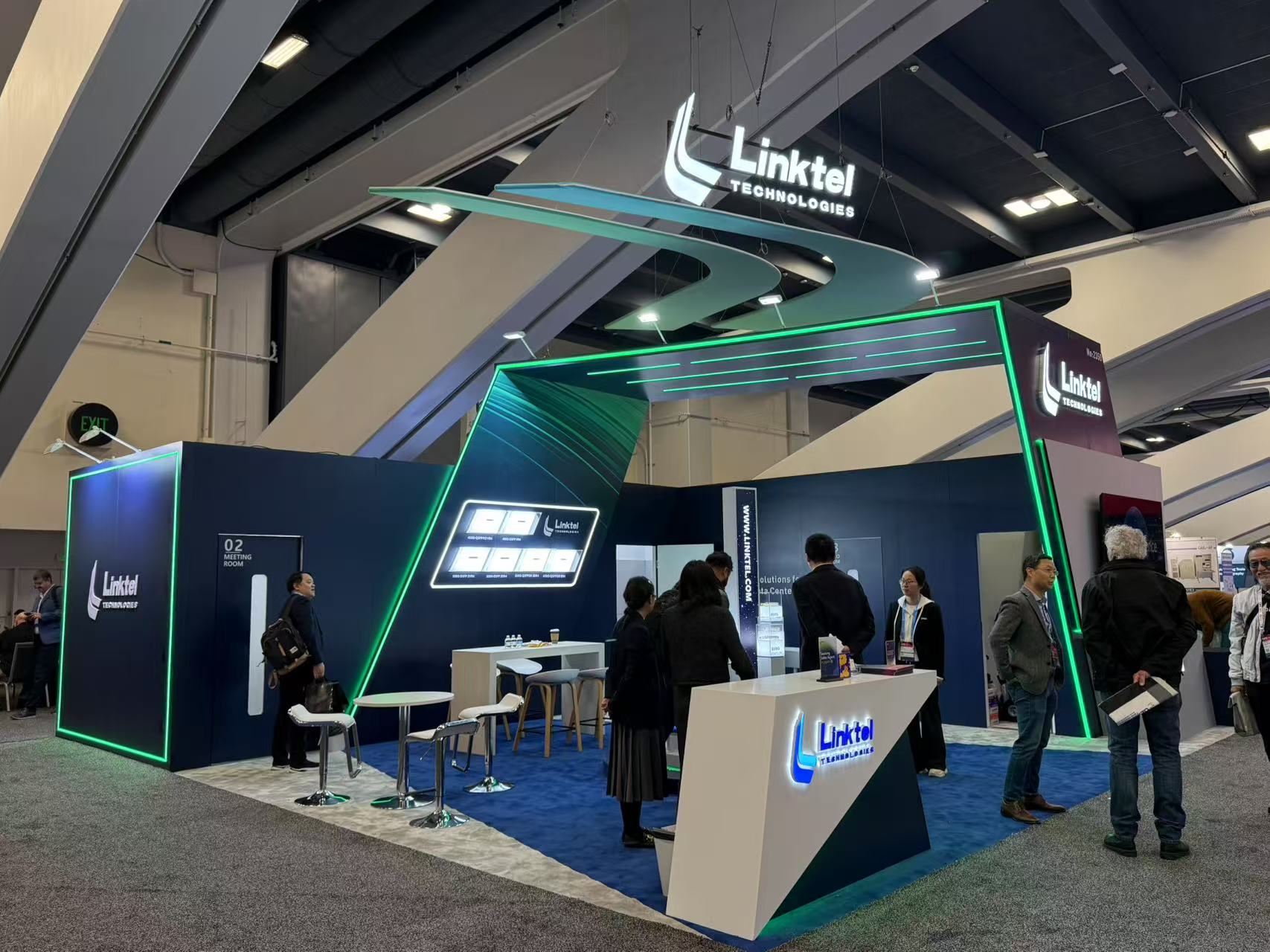 Linktel — Link to the Unknown stand at OFC