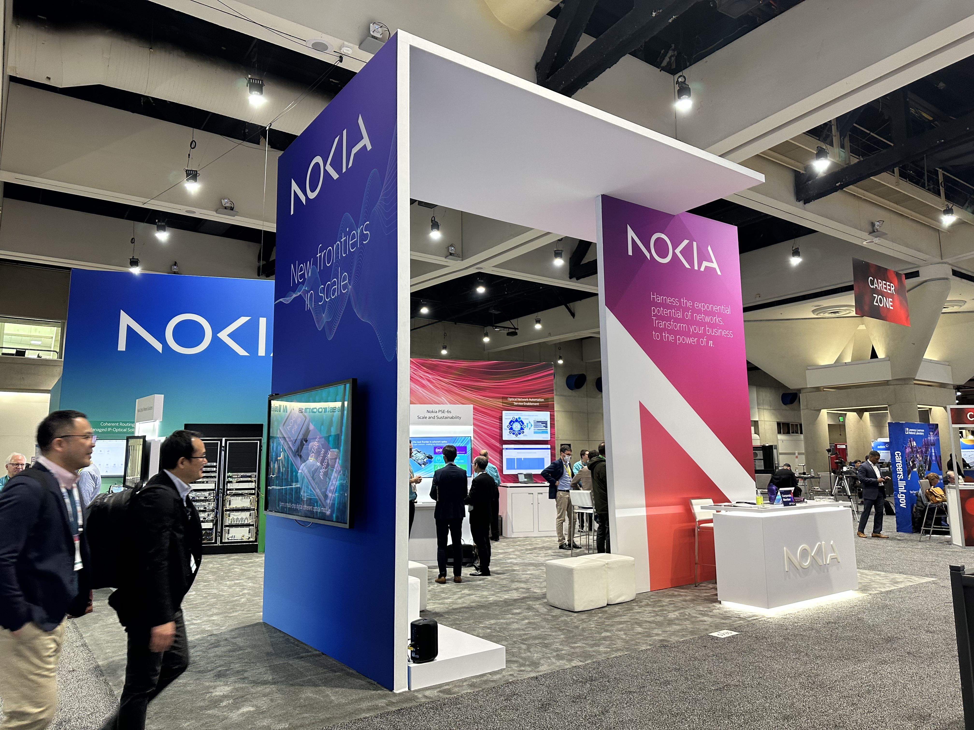 Nokia stand at OFC