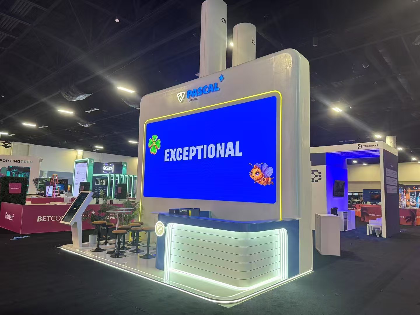 Pascal Gaming stand at Global Gaming Expo