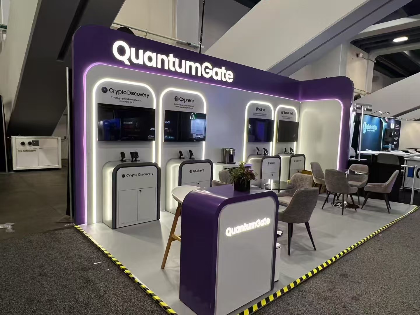 QuantumGate stand at RSAC