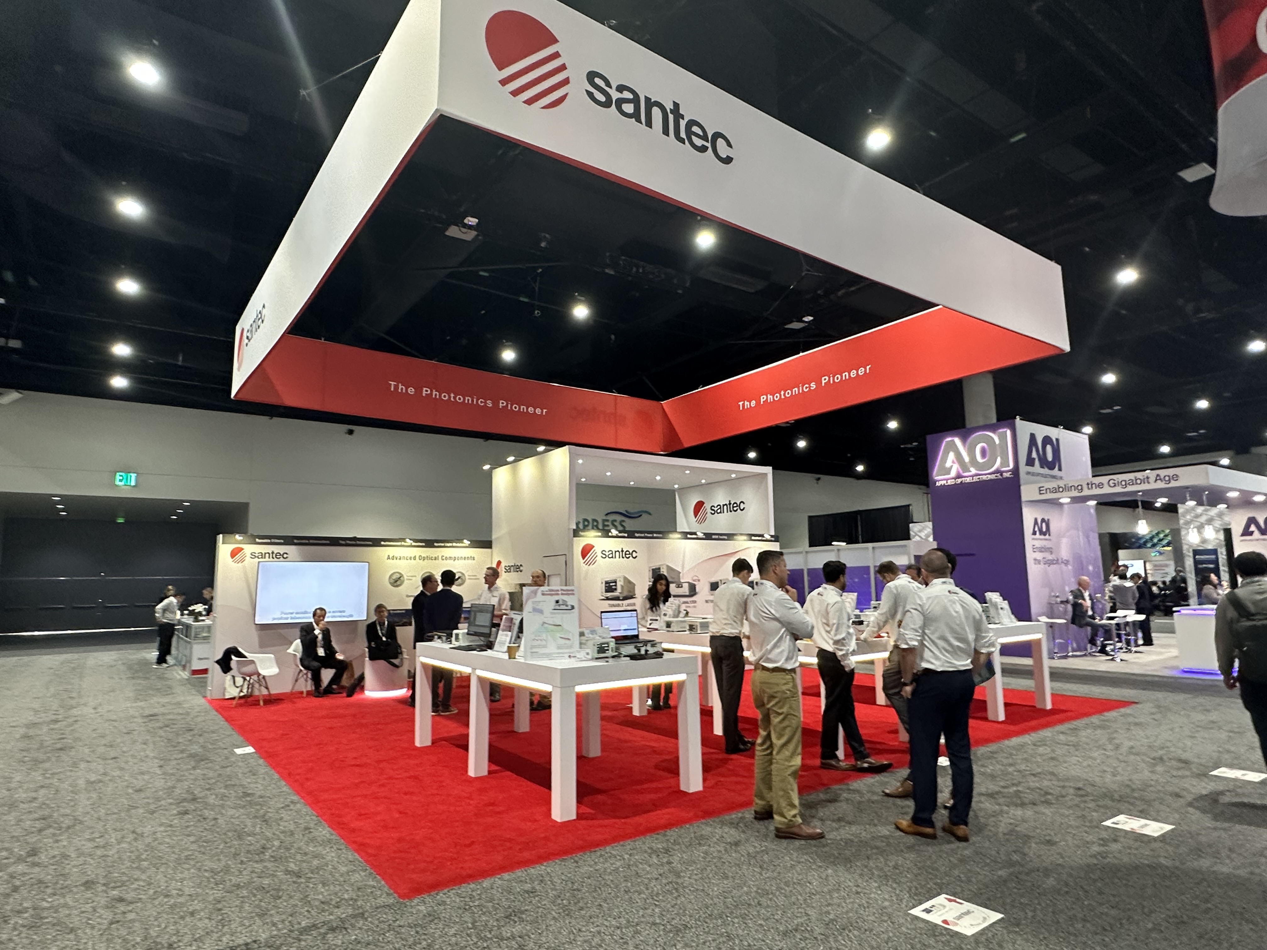 Santec stand at OFC