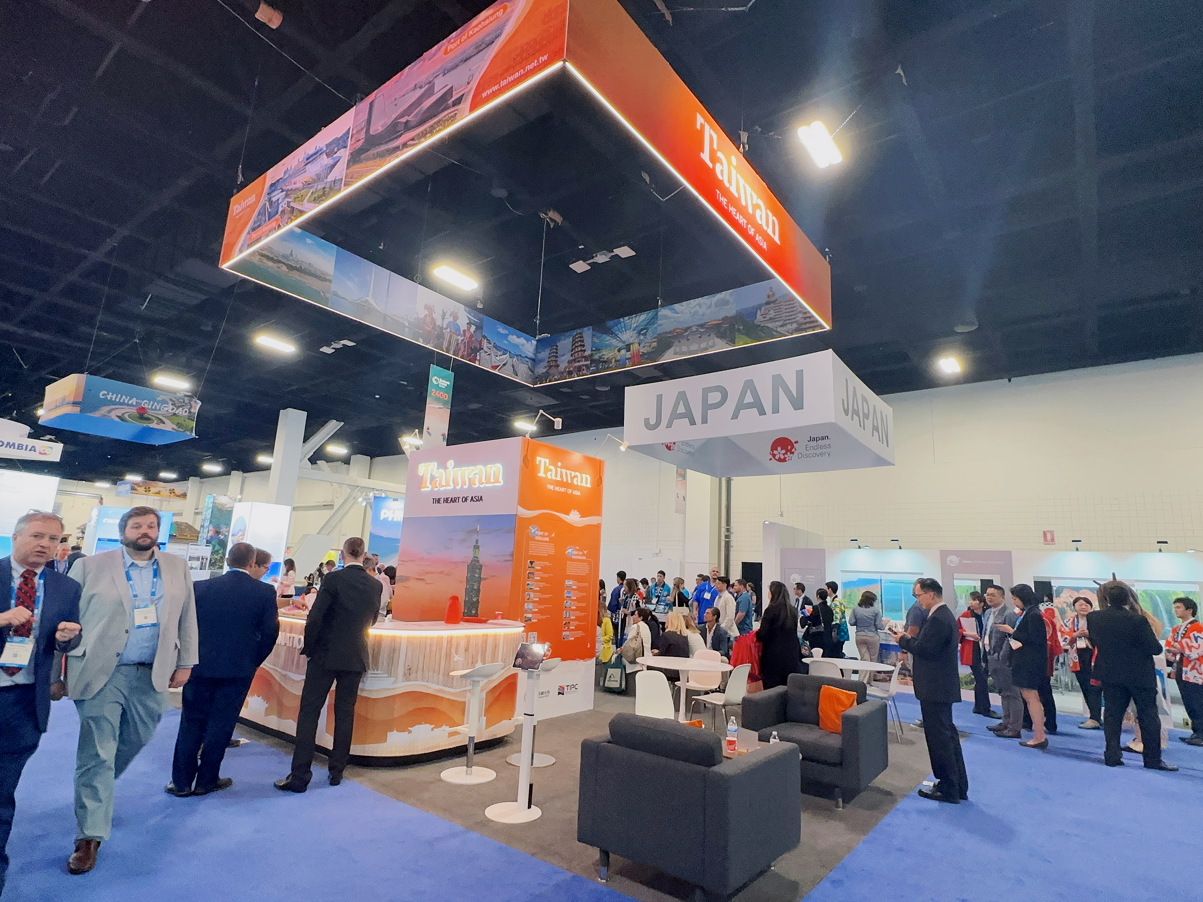 Taiwan Pavilion stand at Seatrade Cruise