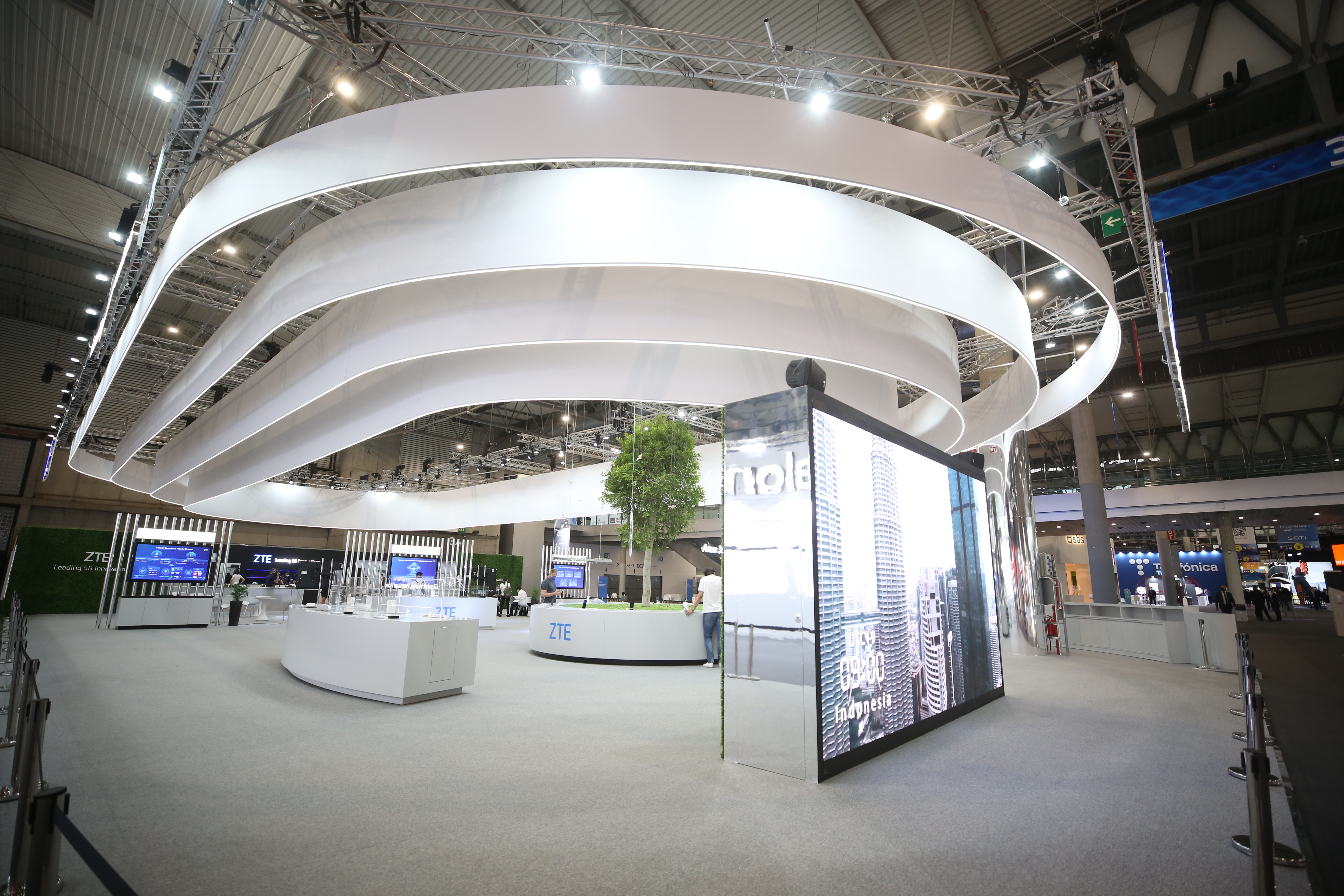 ZTE Corporation stand at CES